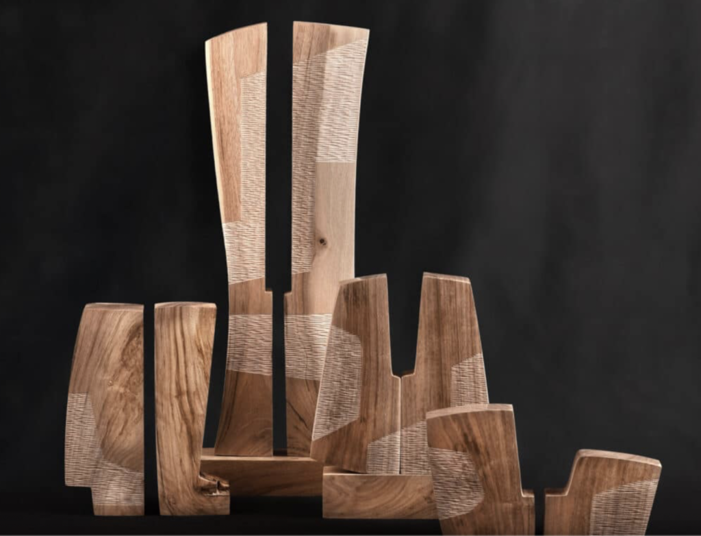 Sculpture en bois de Nils Orm : "Cusco"